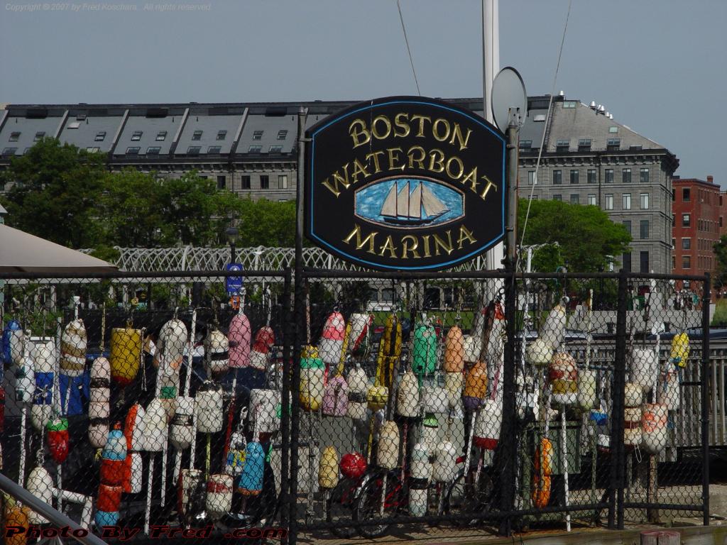 Marker Buoys, Boston Waterboat Marina