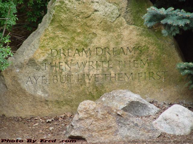 Dream Dreams Admonition, Commonwealth Avenue, Boston